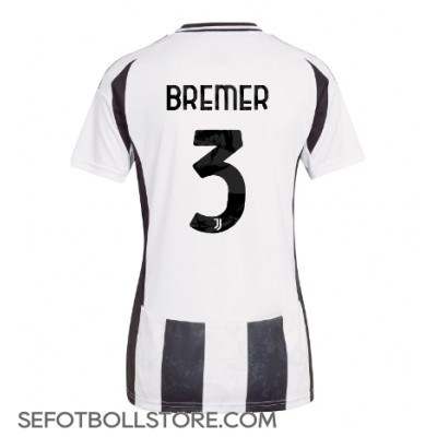 Juventus Gleison Bremer #3 Replika Hemmatröja Dam 2024-25 Kortärmad Juventus Gleison Bremer #3 Replika Hemmatröja Dam 2024-25 Kortärmad